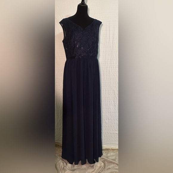 Miusol Navy Blue Evening Dress Size XXL - Picture 3 of 8